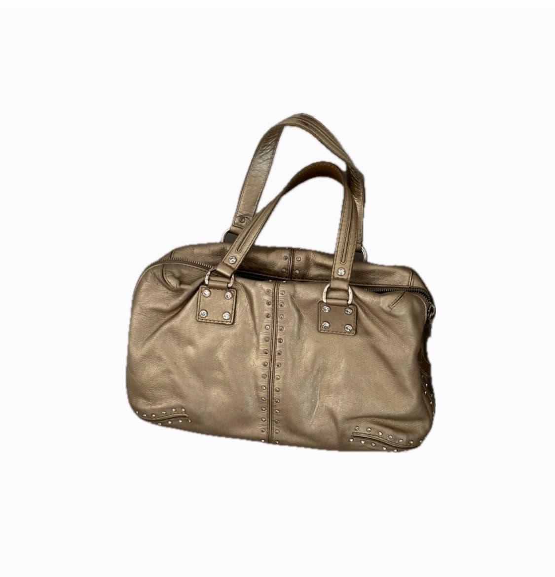 마이클 코어스 아스터 메탈릭 레더 스터드 사첼 백 상품이미지1