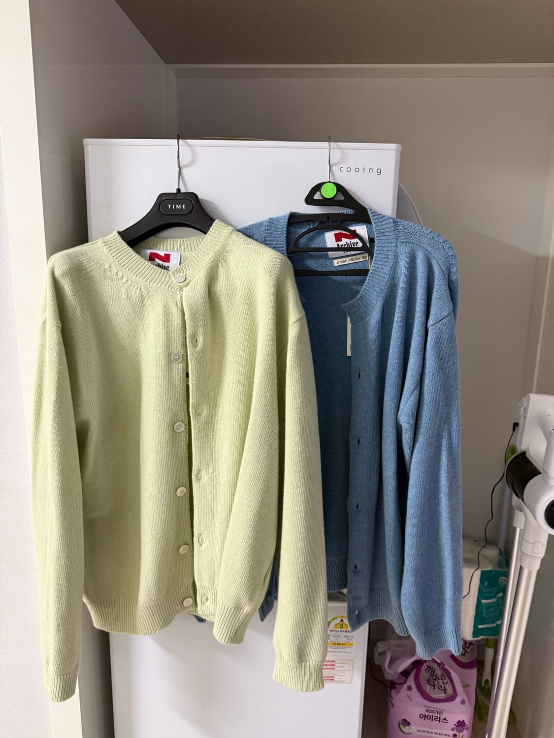 엔아카이브(비욘드 클로젯) 라운드 가디건 2컬러 상품이미지3