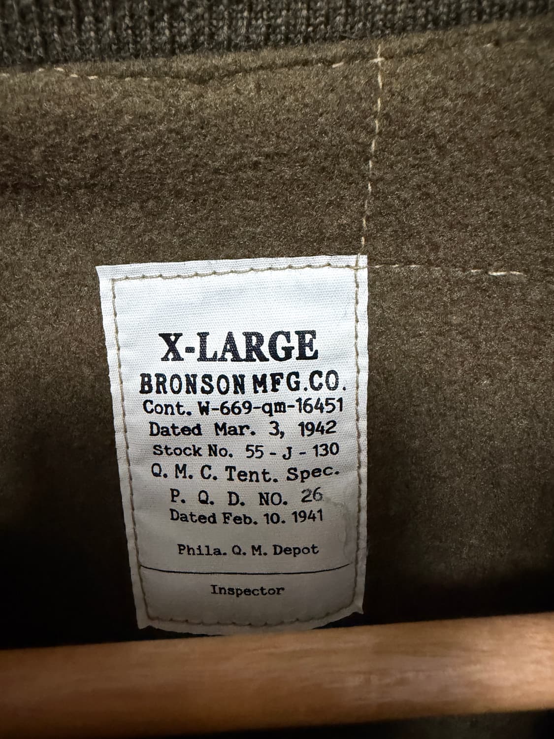 브론슨 탱커 자켓 XL 상품이미지3