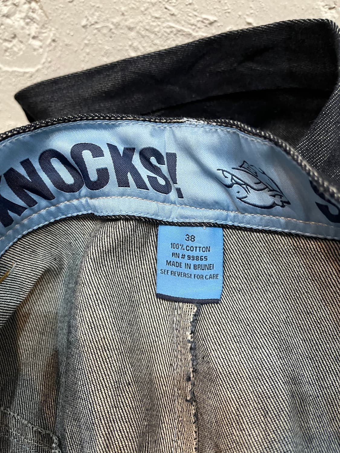 SCHOOL OF HARD KNOCKS 올드스쿨 와이드 데님팬츠 38 상품이미지10