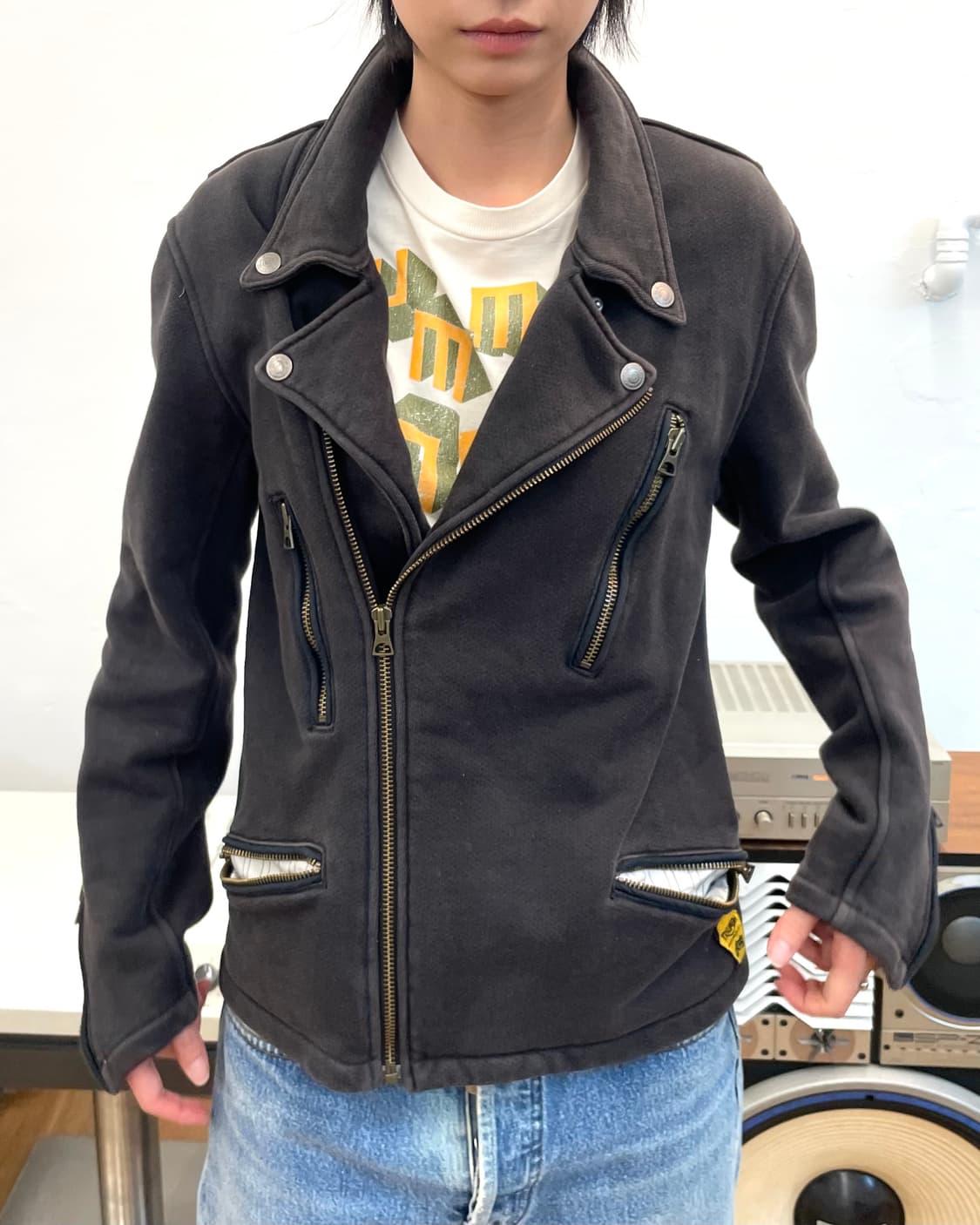 [M] 트라이엄프 폴스미스 스웻 모터사이클 자켓 상품이미지3