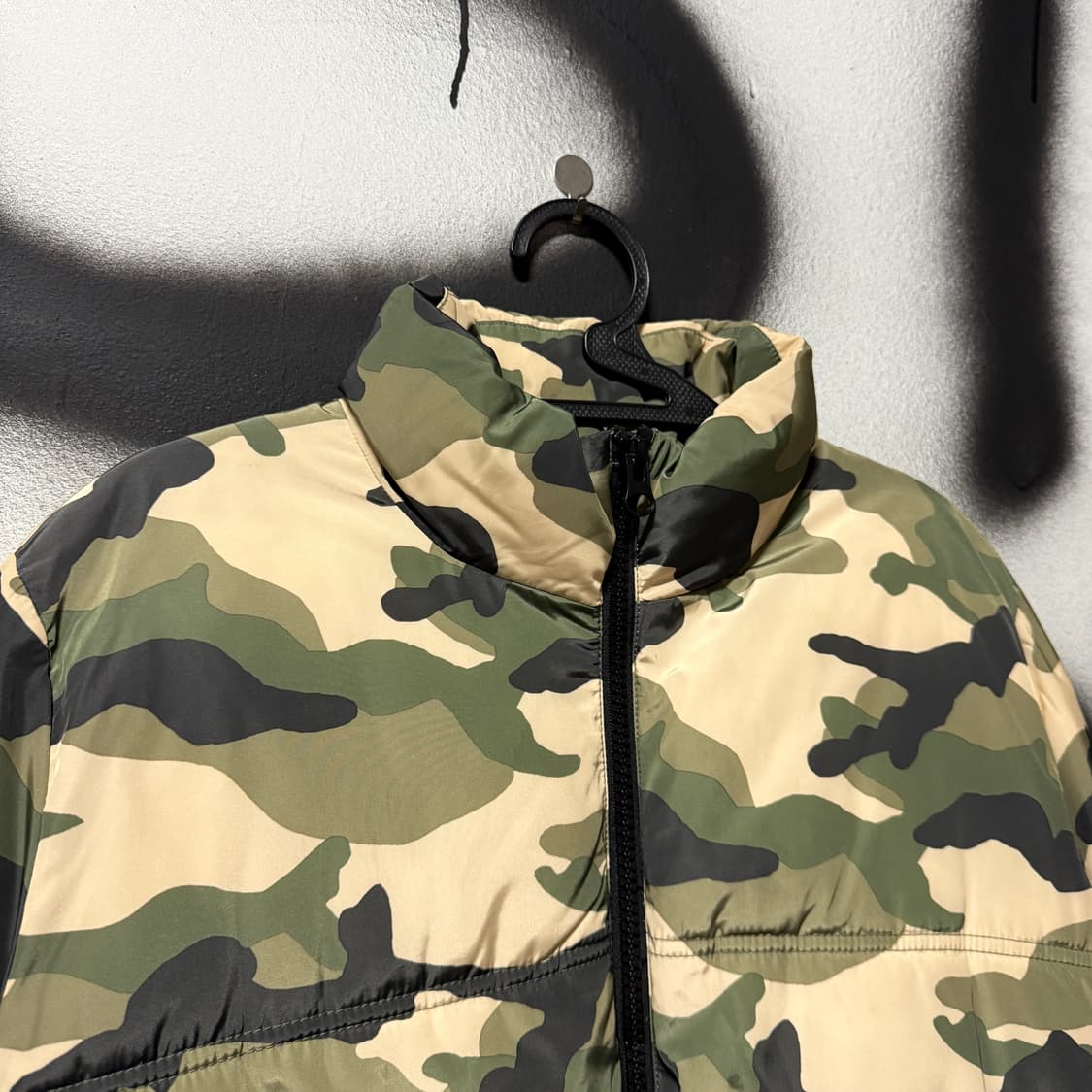 H&M 흐앤므 풀 카모 플라주 패딩 다운 점퍼 상품이미지3