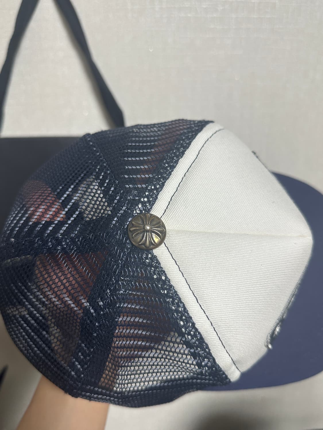 크롬하츠 모자(네이비/크림발) 상품이미지3