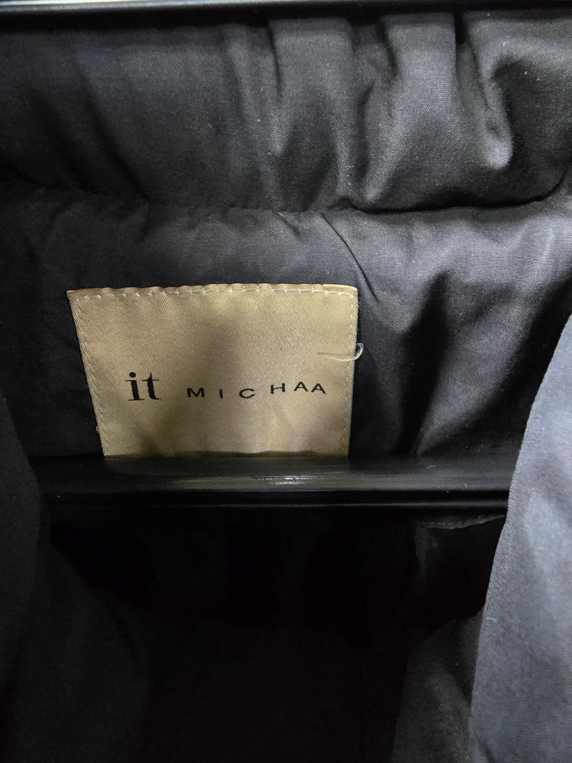 잇미샤 블랙 후드 퍼 롱패딩 (1425) 상품이미지3