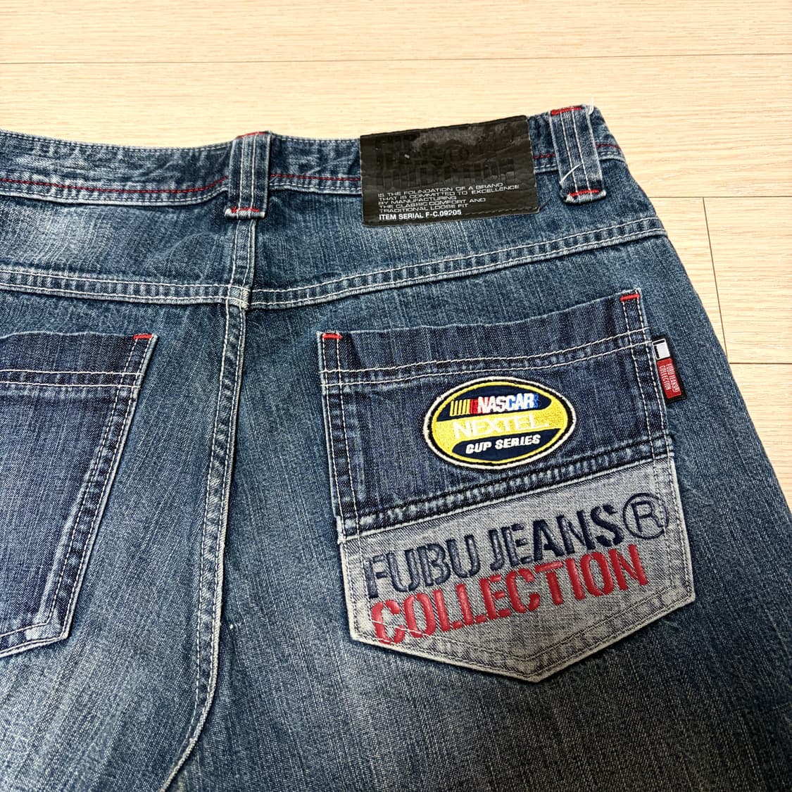 FUBU X 포드 머스탱 빈티지 데님 팬츠 상품이미지5