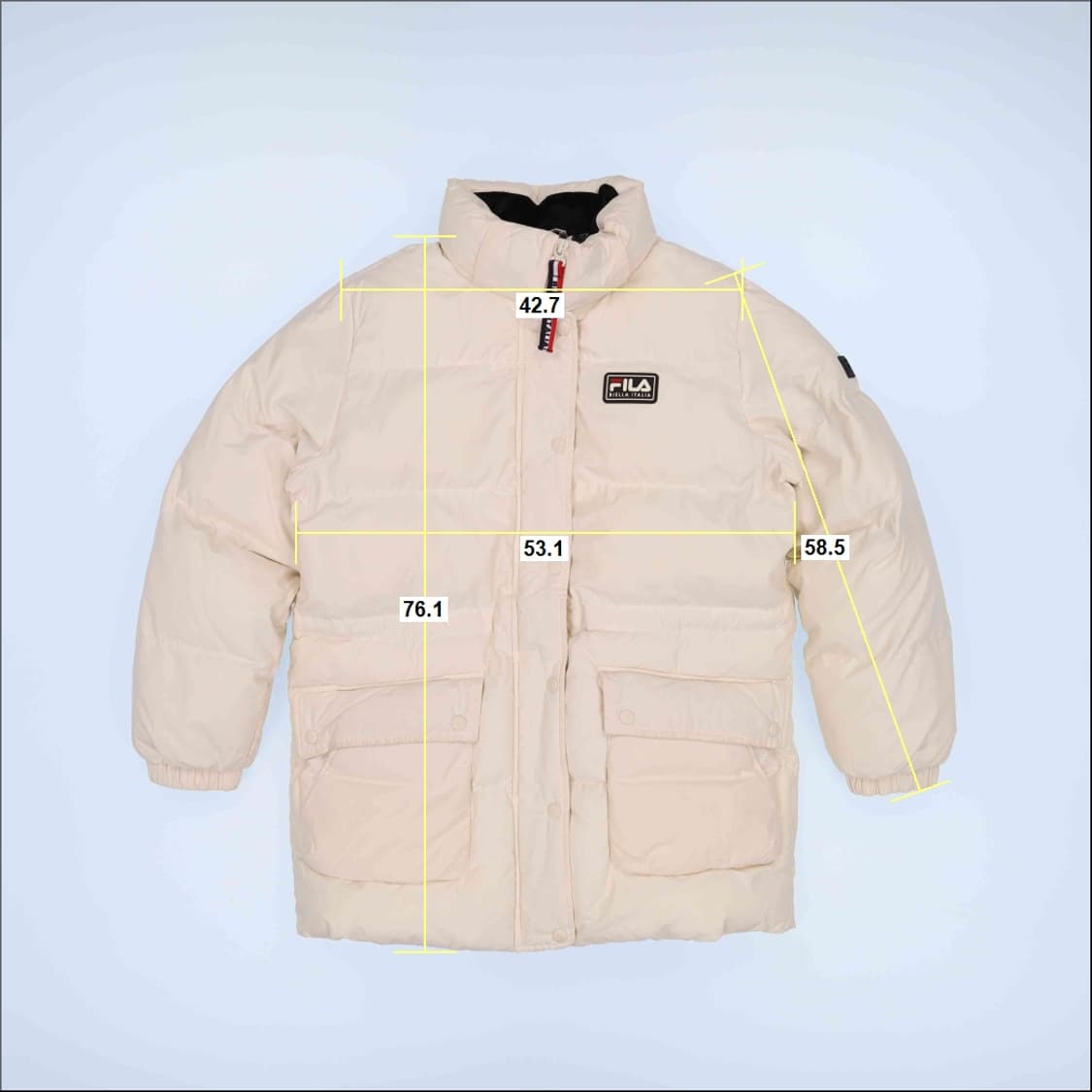 [95] 휠라 포켓 패딩 점퍼  1107HR1 상품이미지10