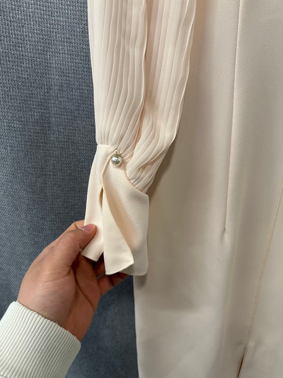 지고트 JIGOTT 플리츠 슬리브 원피스 상품이미지3