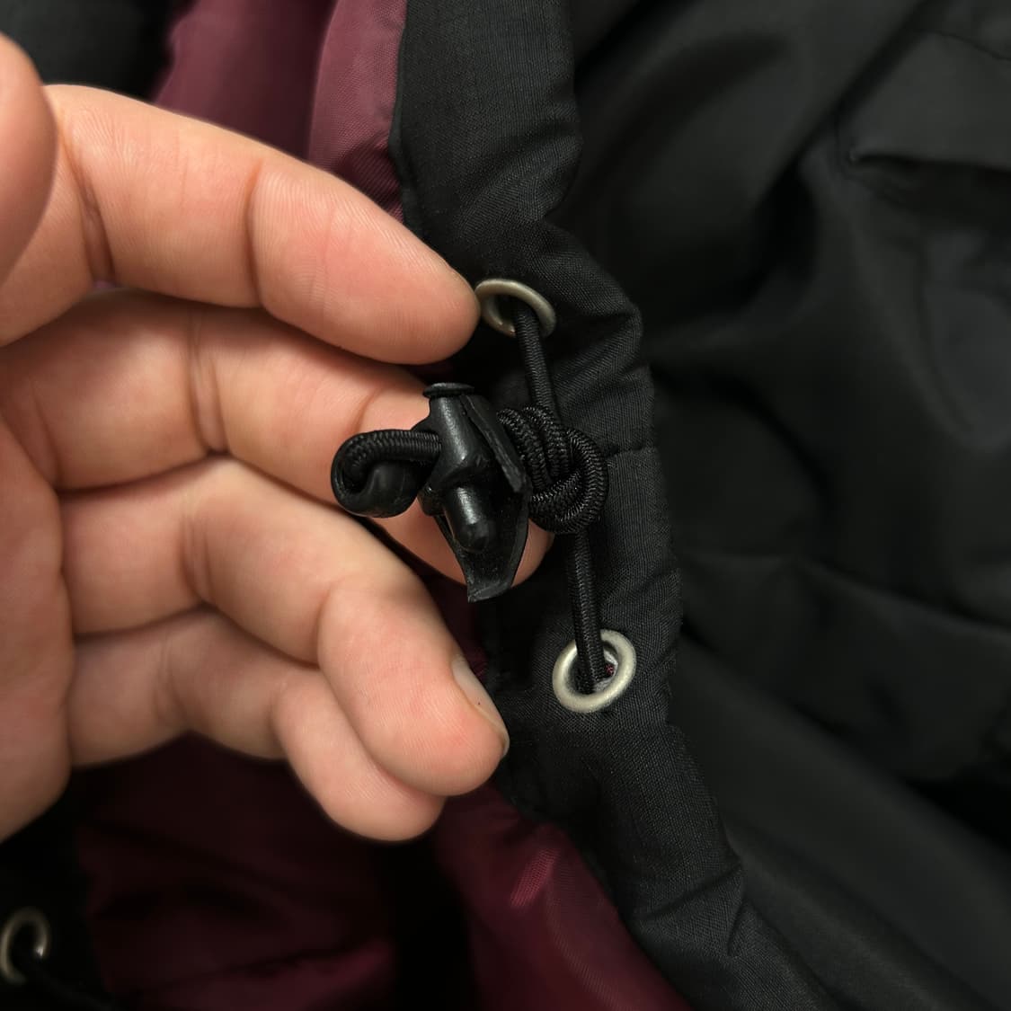 나이키 뉴챔프 블랙 버건디 패딩(L) 상품이미지6