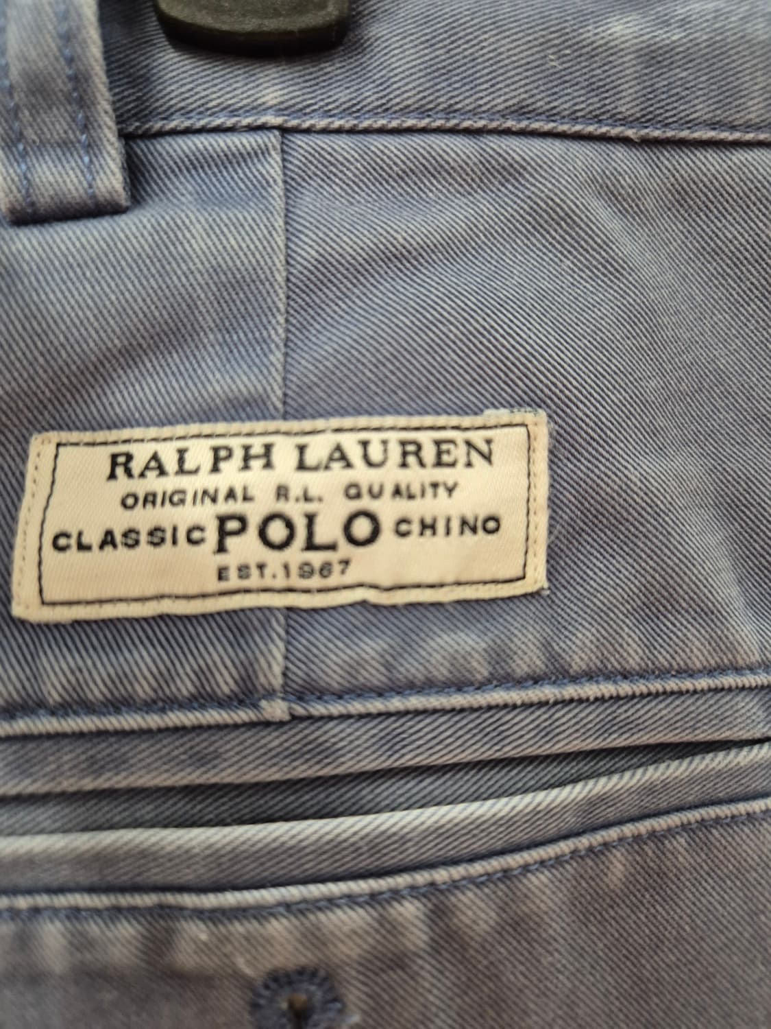 폴로 랄프로렌 클래식 치노 반바지 블루 36 상품이미지6