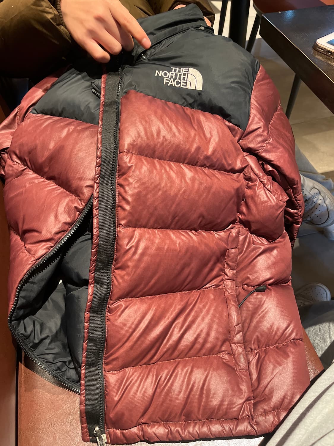 노스페이스 브라운 패딩 상품이미지4