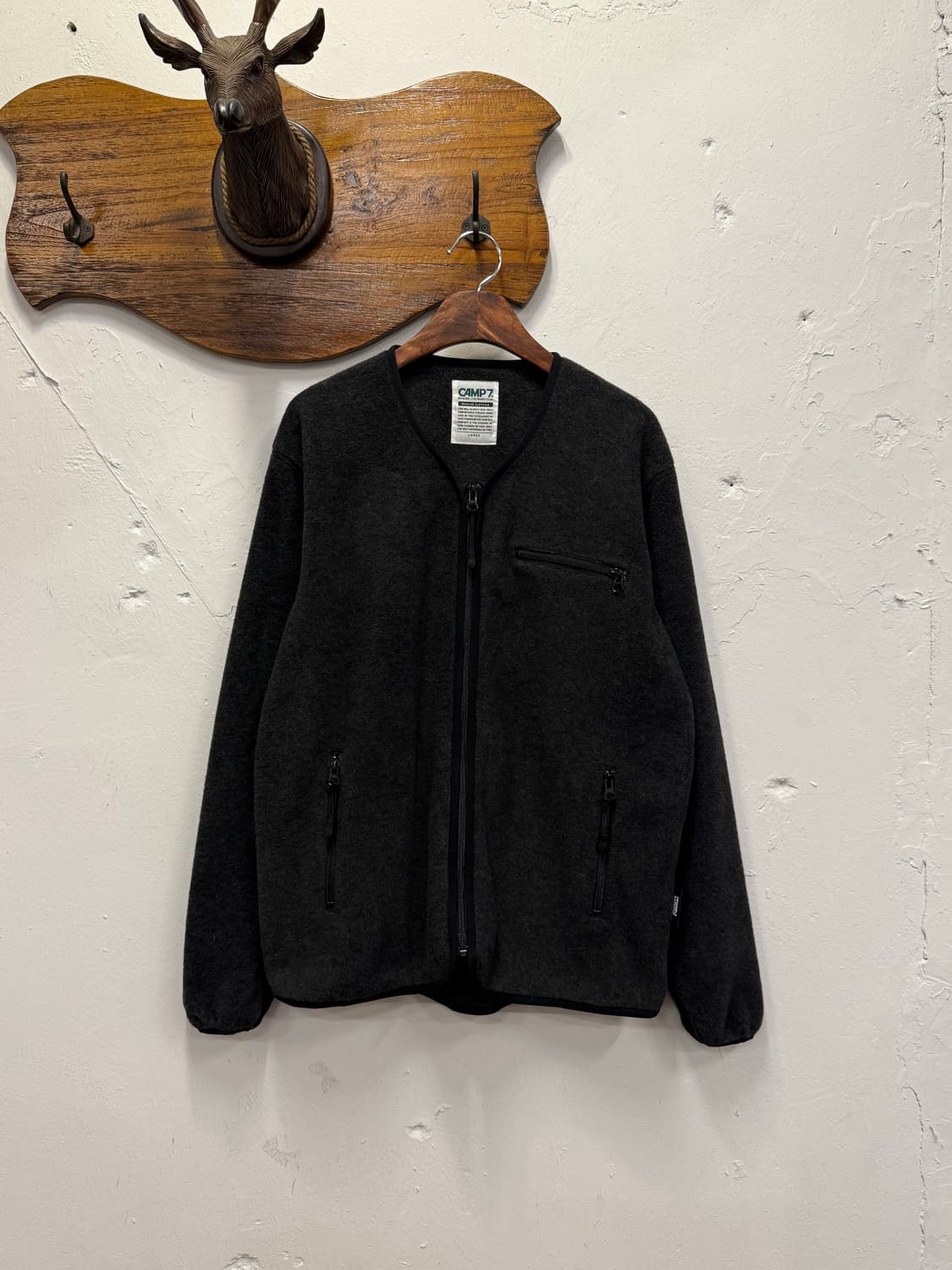 L) CAMP7 Fleece Zip-Up Jacket 상품이미지2