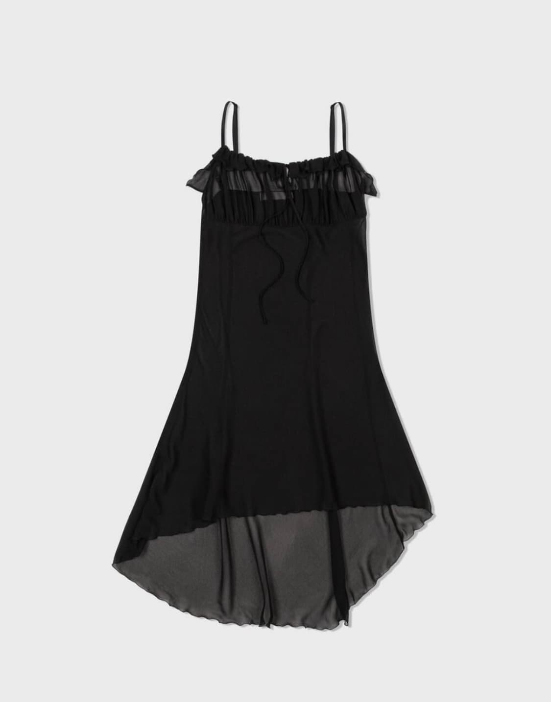 로우클래식 SHEER LAYERED DRESS - 블랙 상품이미지3