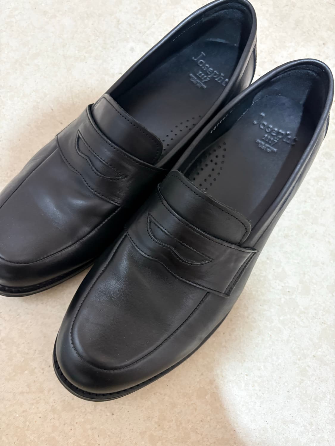 Josepht 모건 블랙 남성 로퍼 상품이미지1