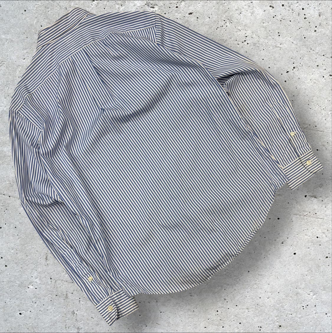 [M] 폴로 랄프로렌 커스텀핏 스트라이프 셔츠 블루 D5 상품이미지2