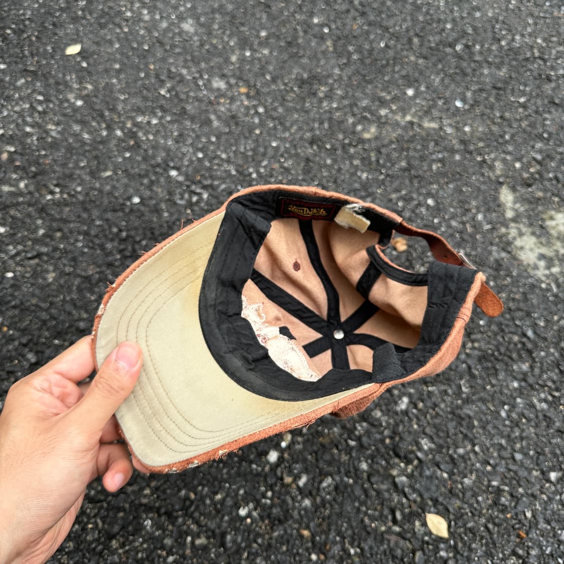 vintage von dutch suede cap 상품이미지4