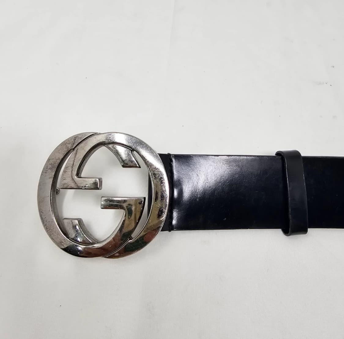 구찌 인터로킹 G 버클 벨트 블랙 상품이미지3