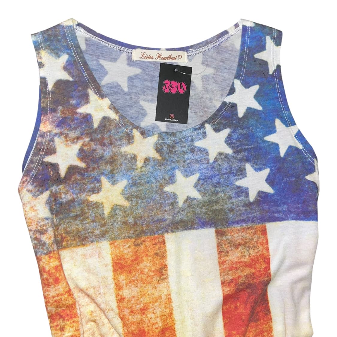 성조기 나시 갸루y2k 상품이미지2