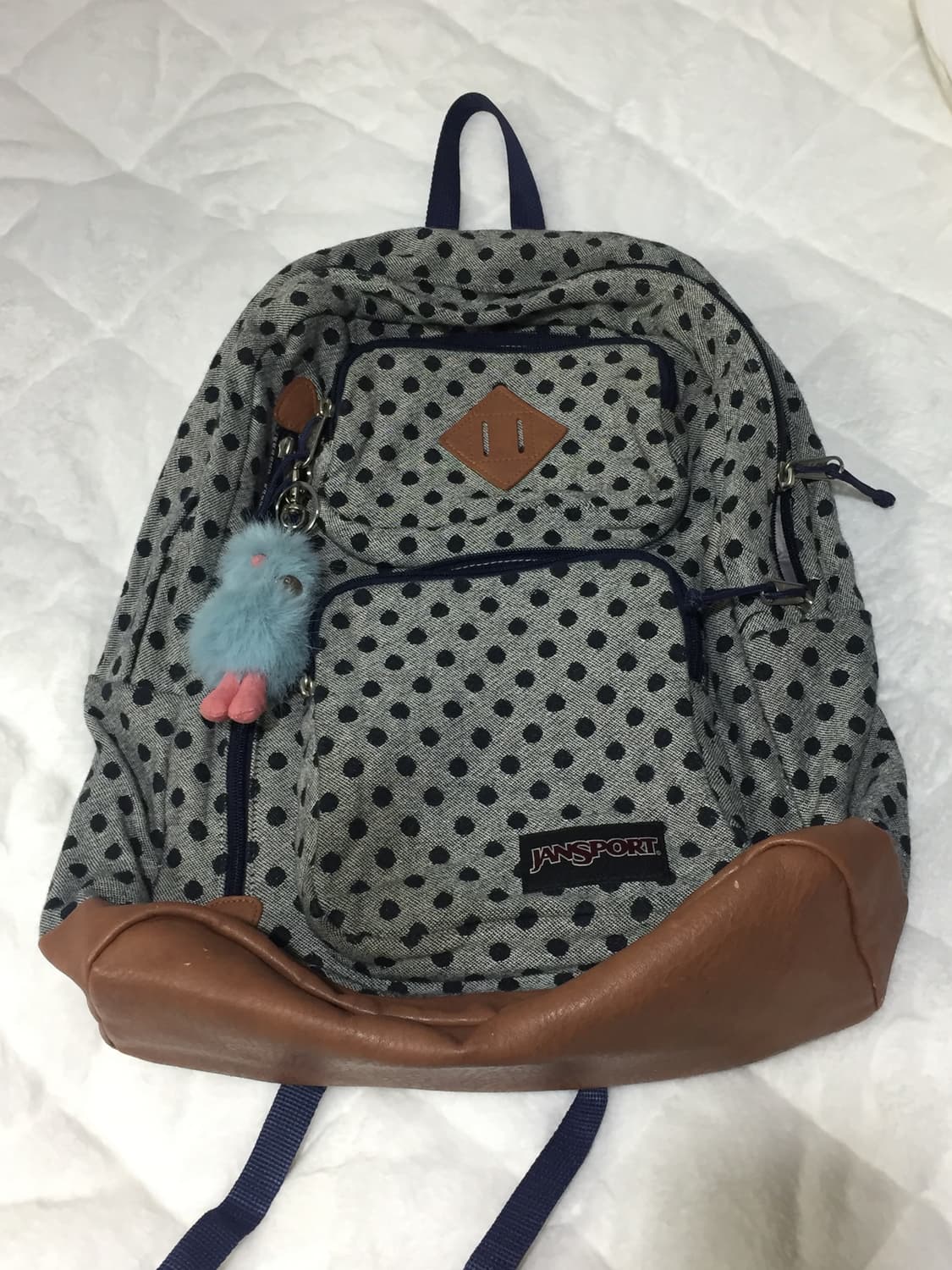 잔스포츠 도트 땡땡이 가방 백팩 상품이미지1