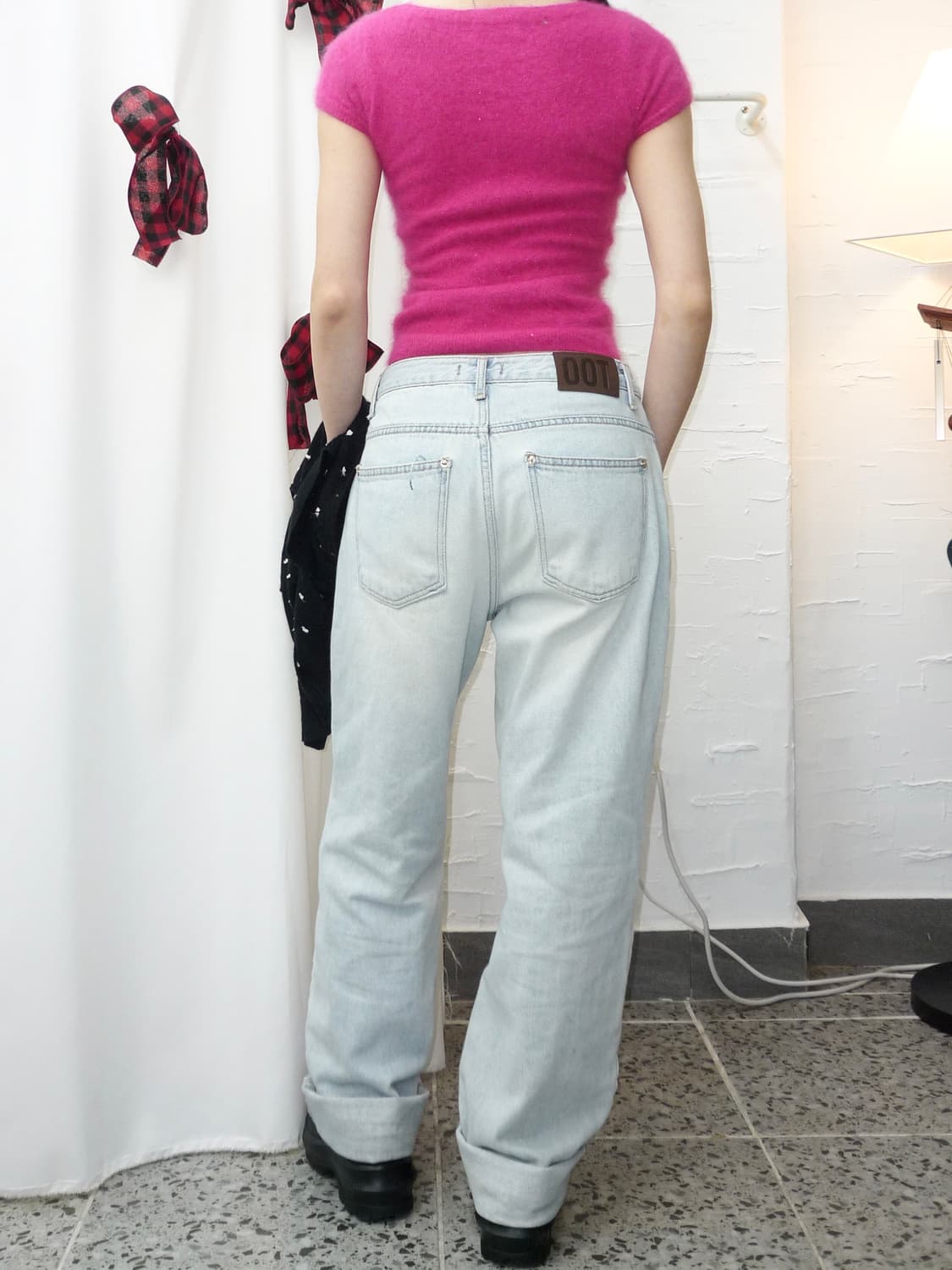 vivid pink sparkle angora knit 상품이미지5