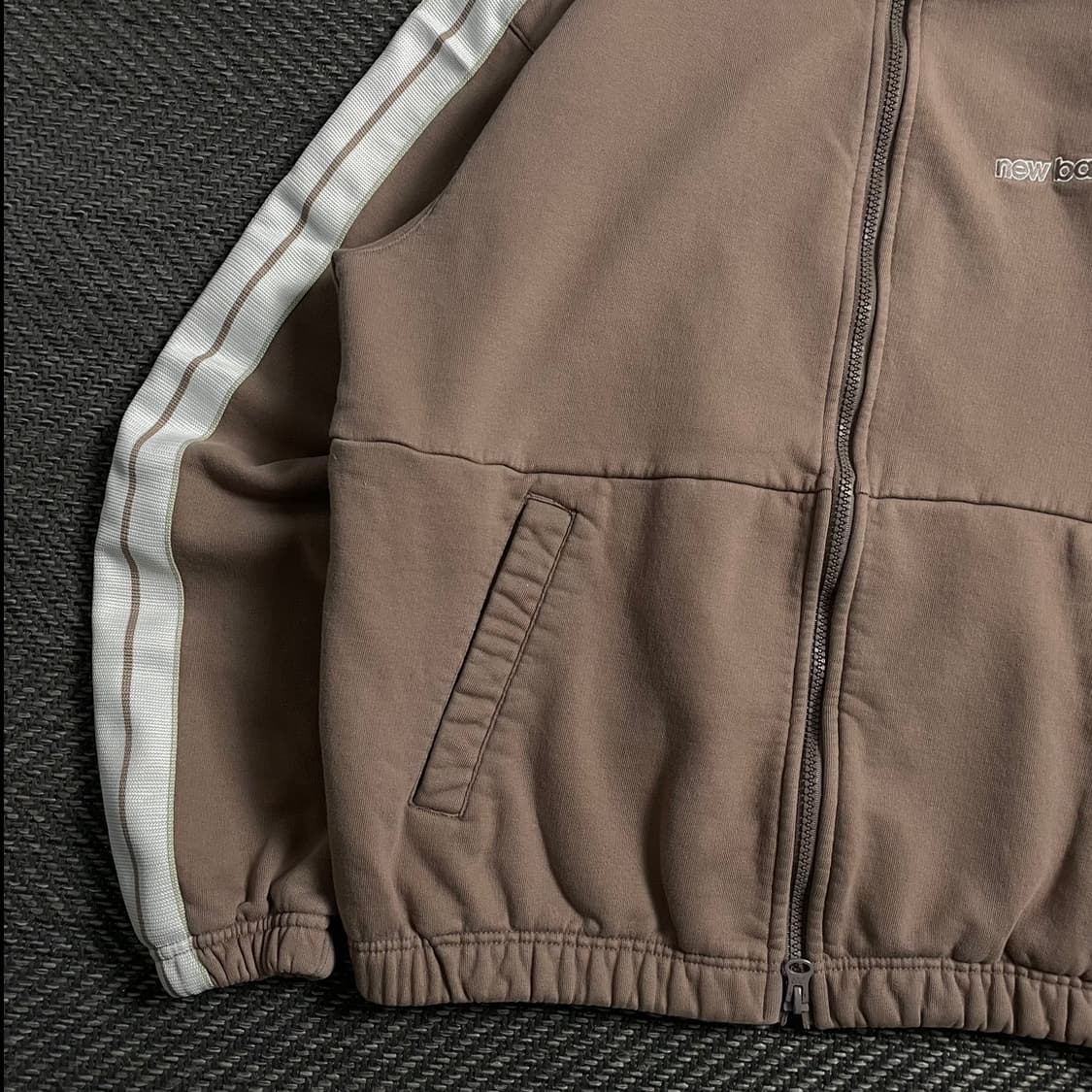 뉴발란스 사이드 라인 기모 트랙 자켓 브라운y 5015 상품이미지2