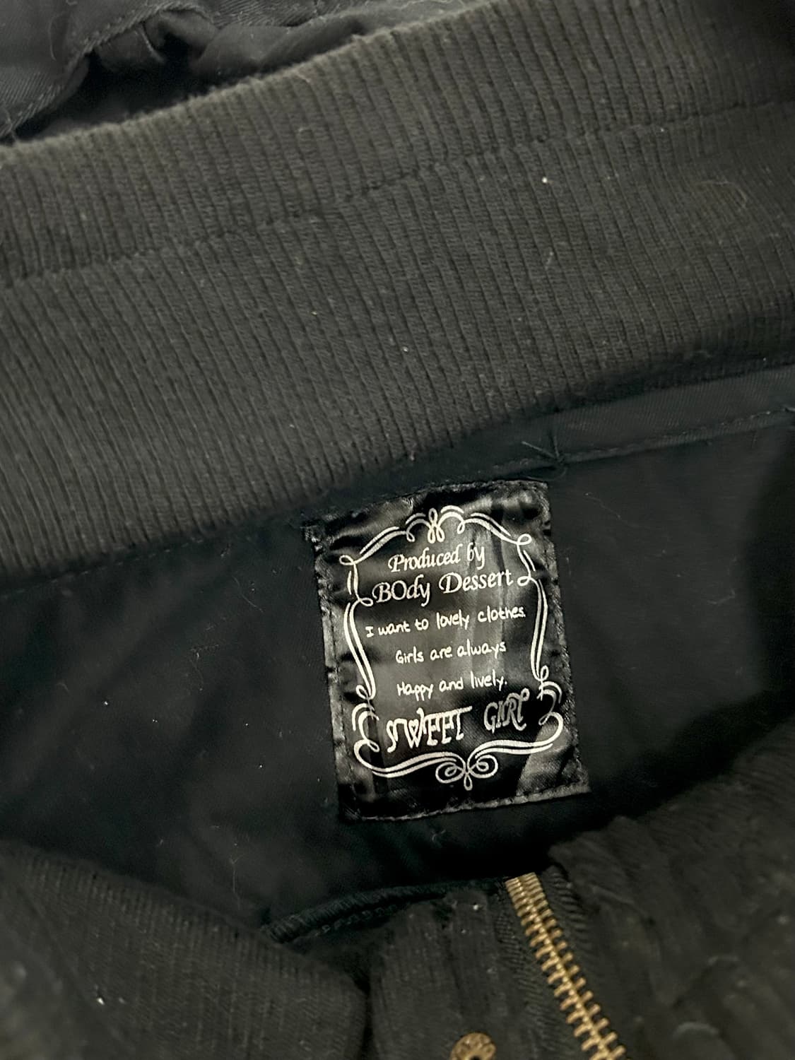 y2k 00s punk button detail hoodie jacket 상품이미지5