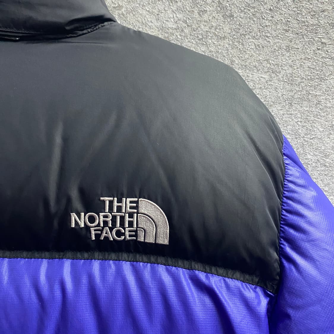 노스페이스 700 블루 퍼플 눕시 구스다운 패딩 B3890 상품이미지5