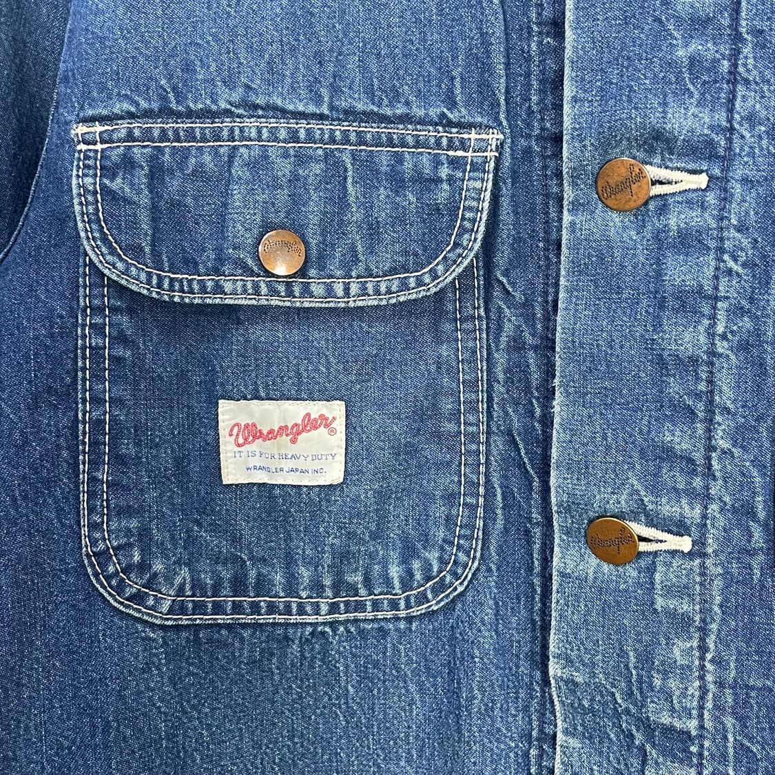 [M]WRANGLER 랭글러 블랭킷 데님 초어 자켓 상품이미지5