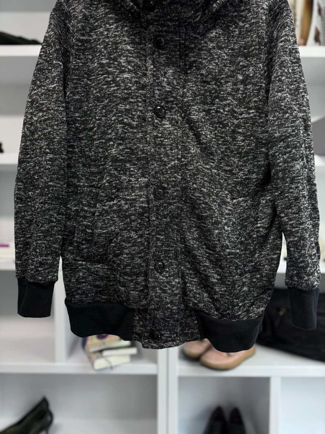 빈티지 니트 후디 자켓 상품이미지3