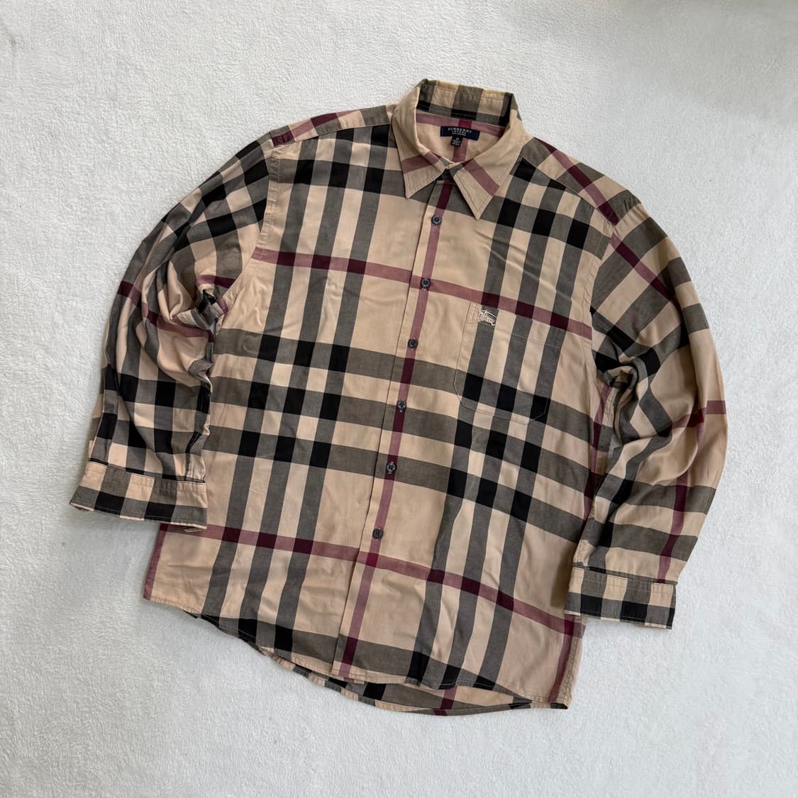 M 명품 체크패턴 셔츠 0403T 상품이미지1