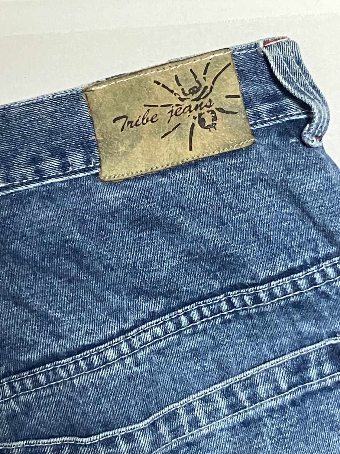 Tribe jeans 슈퍼 배기 와이드 데님 카펜터 팬츠 상품이미지3
