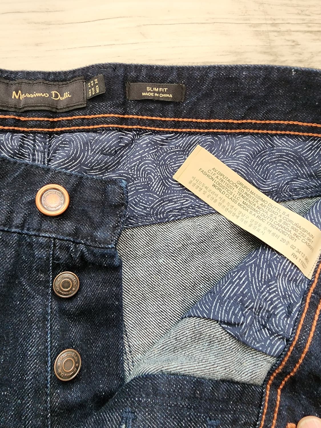 (새상품) 마시모두띠 셀비지 데님 팜. 31~32인치 상품이미지7