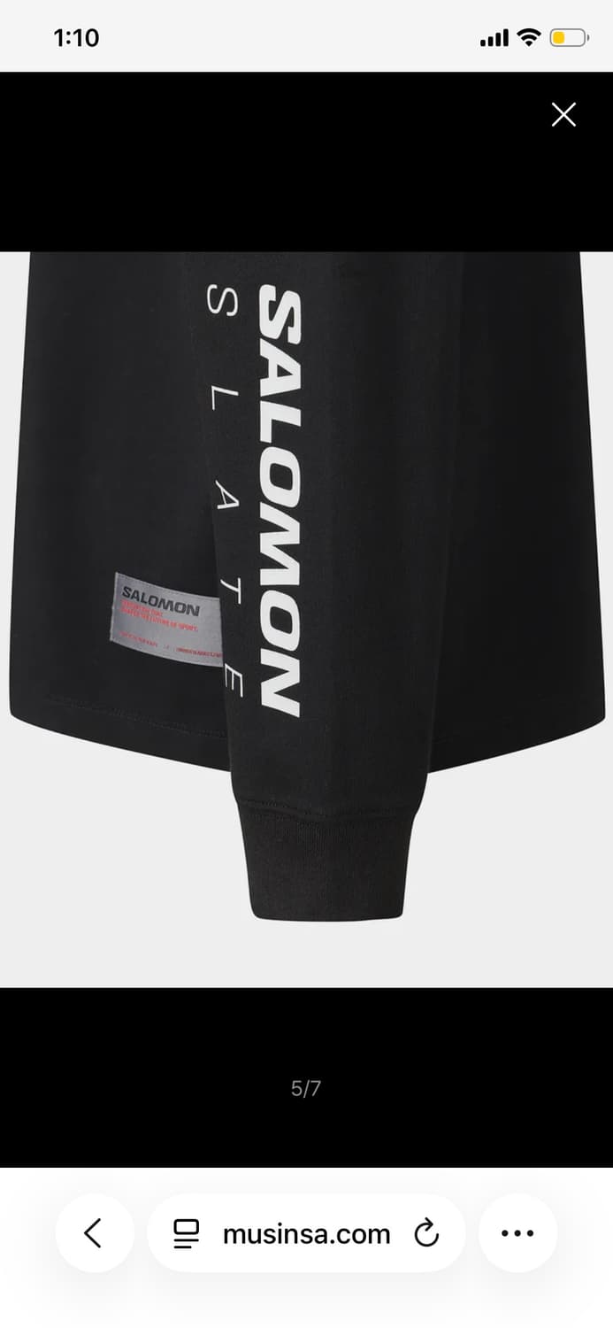 살로몬 머드스트라이프 롱슬리브 L새상품 상품이미지3