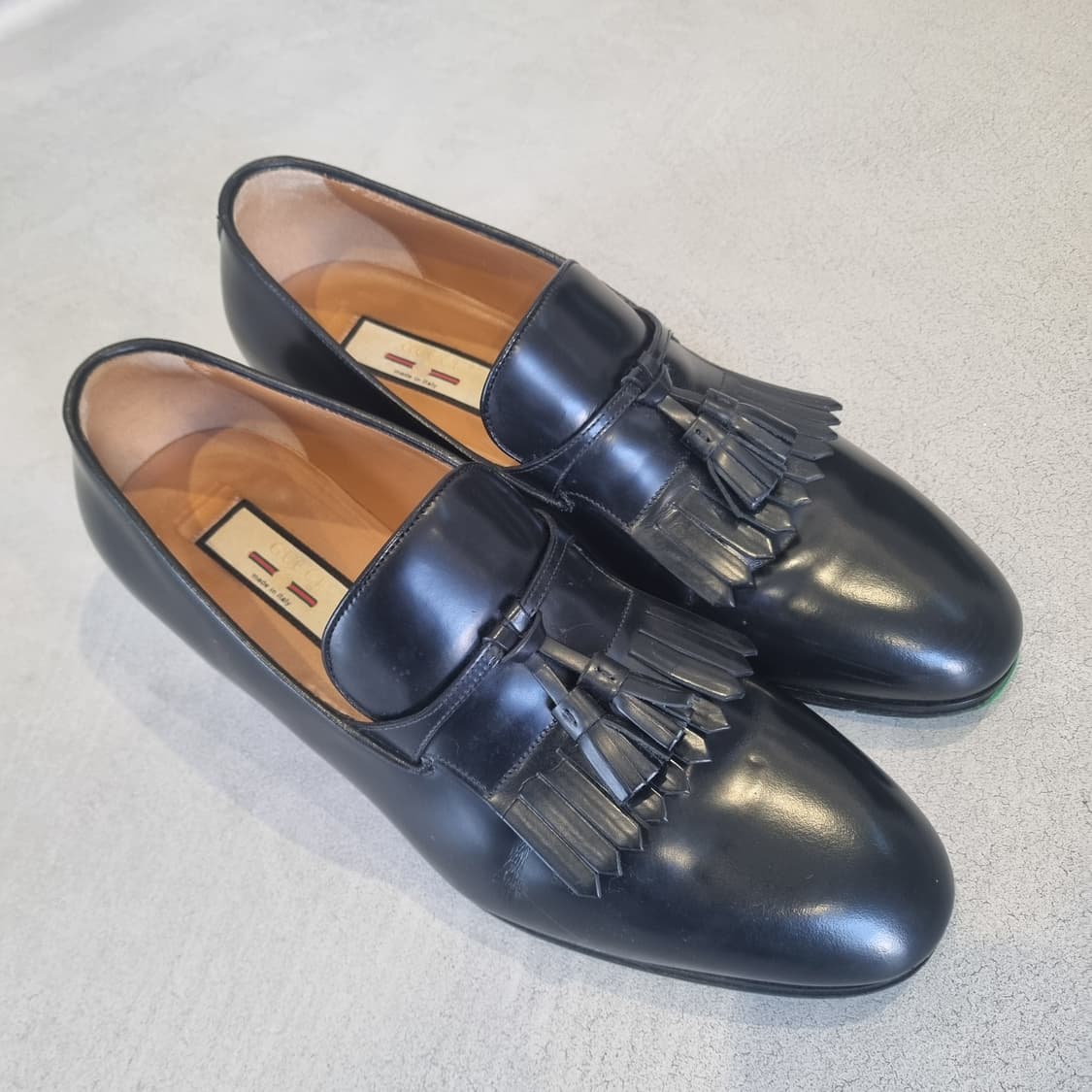 구찌 로퍼 테슬 매장정품 UK9 280 GUCCI 수트 정장 웨딩 촬영 상품이미지1