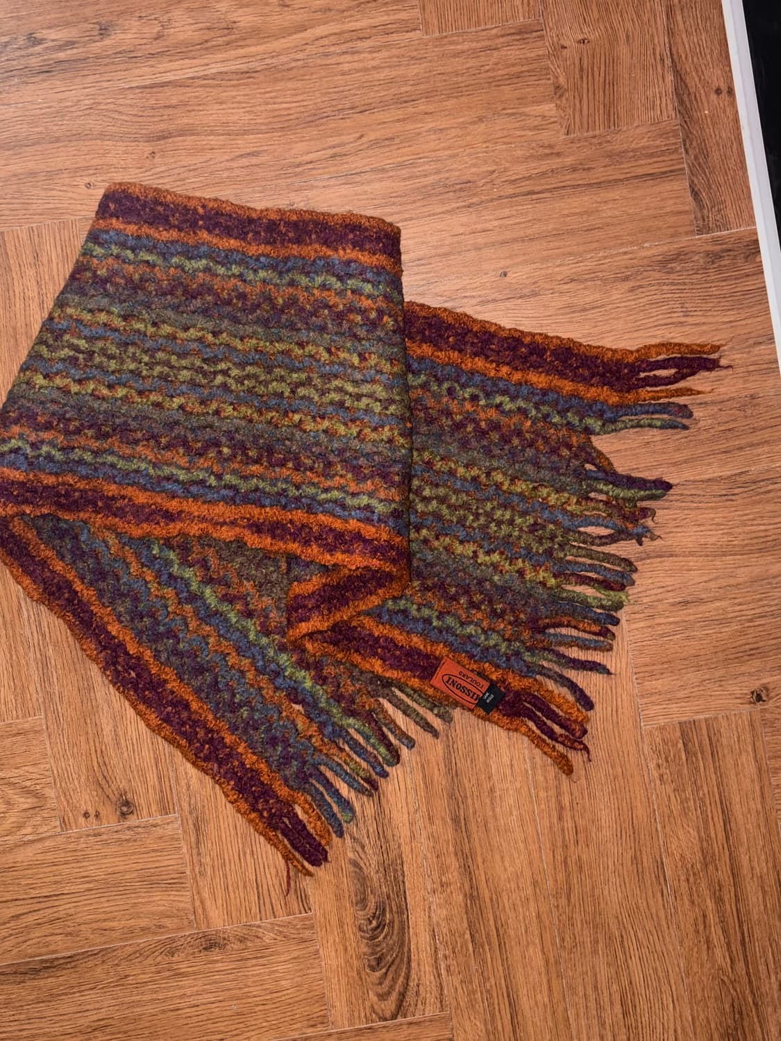 미쏘니 무지개 머플러 상품이미지1