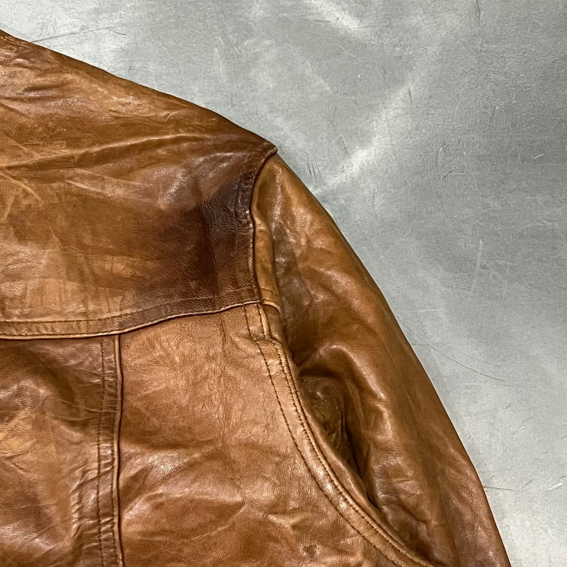  하우스트리 레더 트러커 자켓 y14975 상품이미지6