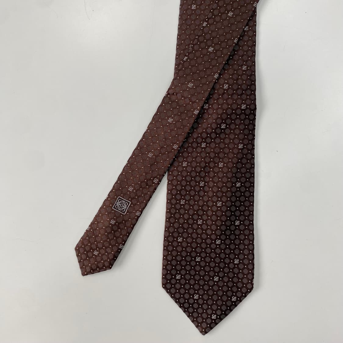 로에베(LOEWE) 모노그램 정품 명품넥타이 8.6cm 상품이미지1