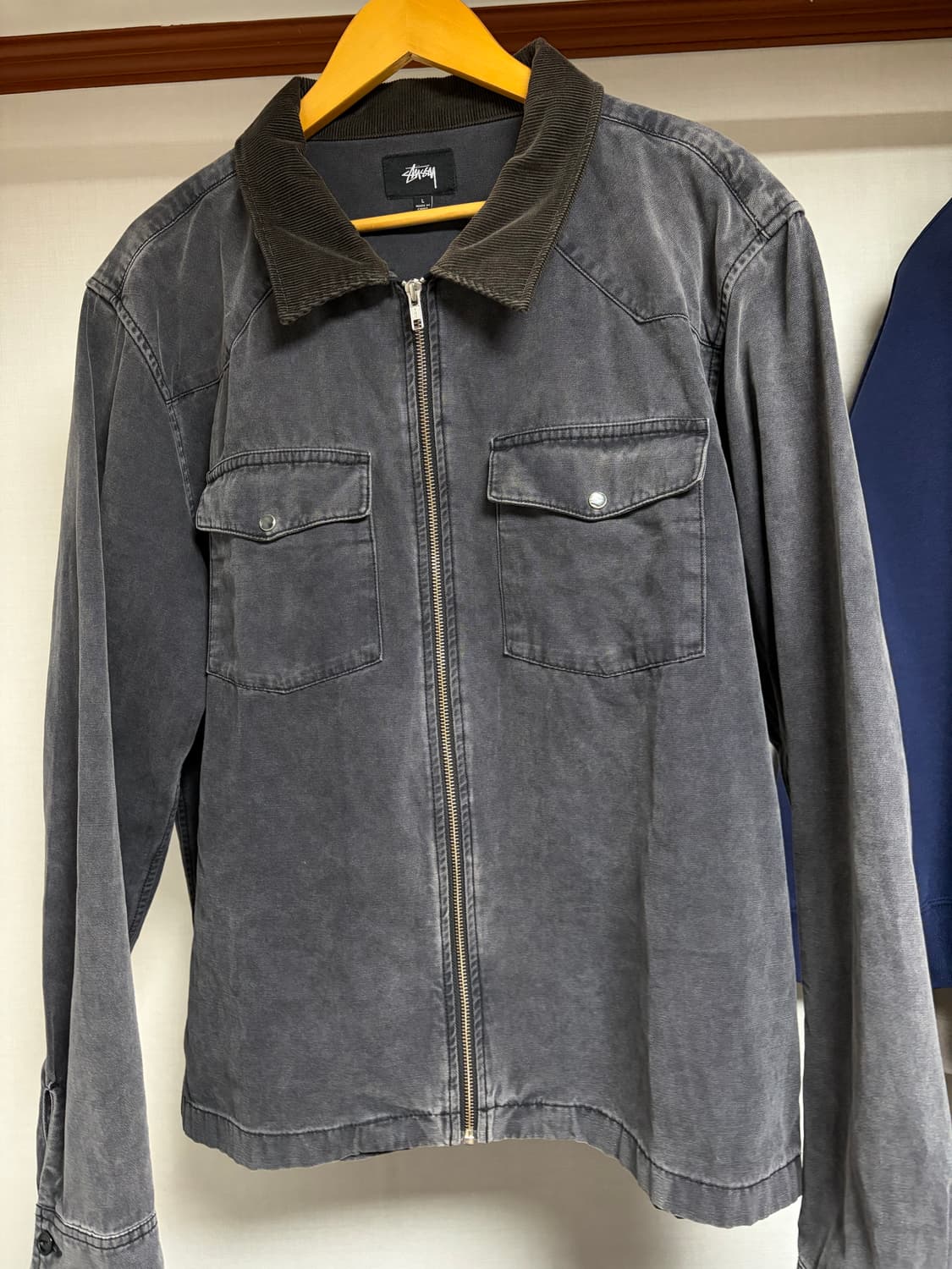 [L]스투시 워시드 캔버스 워크셔츠 상품이미지2