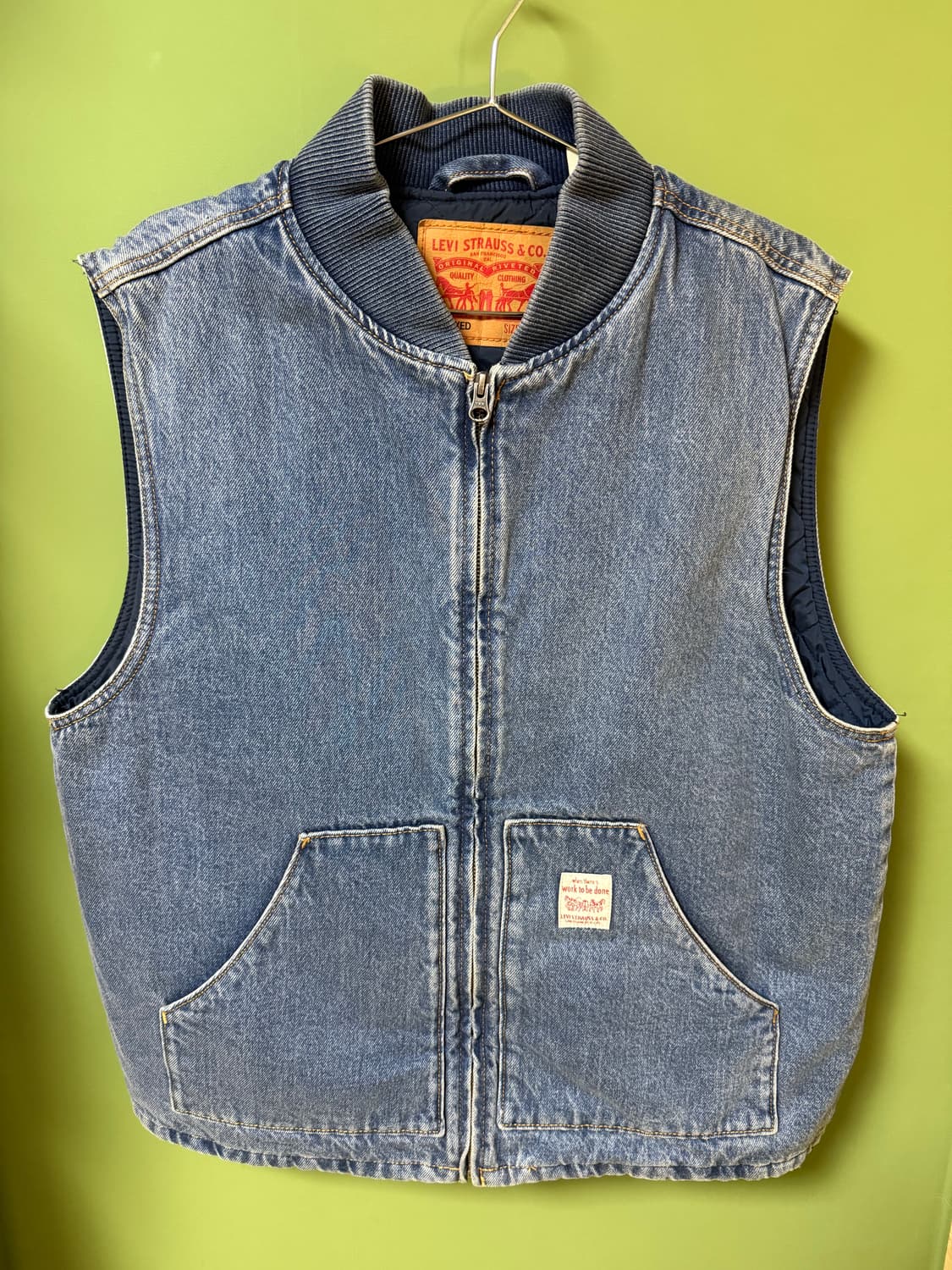 리바이스 데님 베스트 패딩조끼 상품이미지1