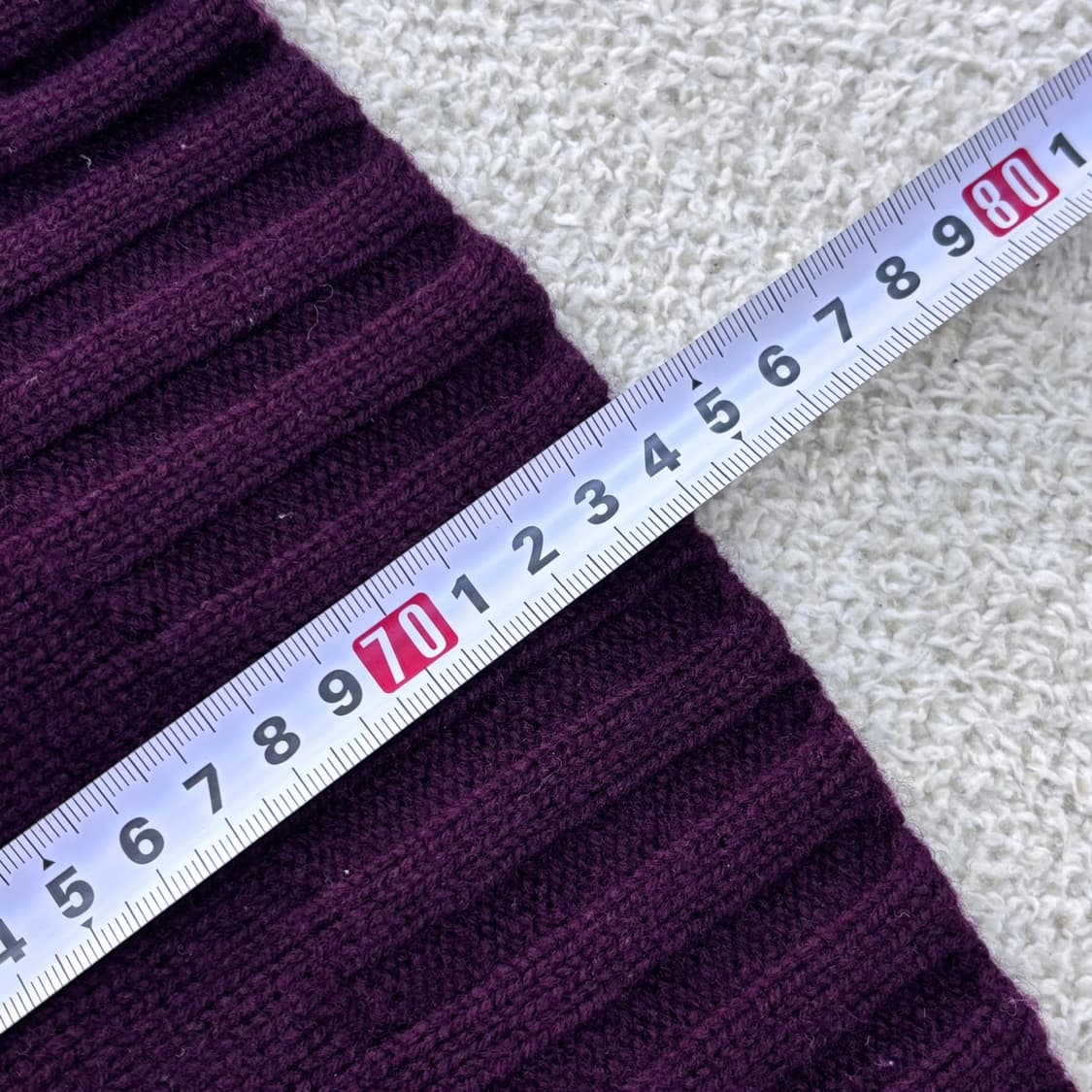 F 한섬시스템 버건디 가디건 자켓 0407E1 상품이미지6