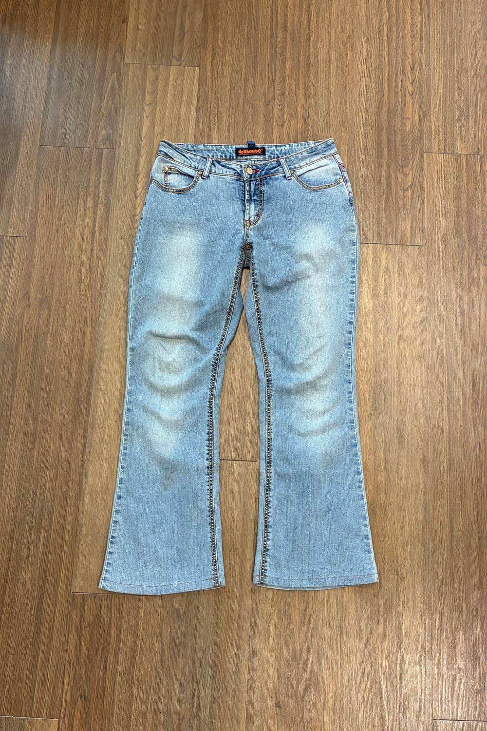 Dollhouse Light Wash Bootcut Jeans 상품이미지4