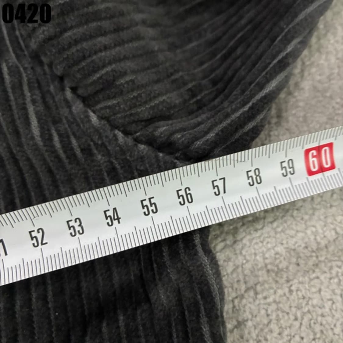 지오다노 코듀로이 남방 블랙 XL 상품이미지4