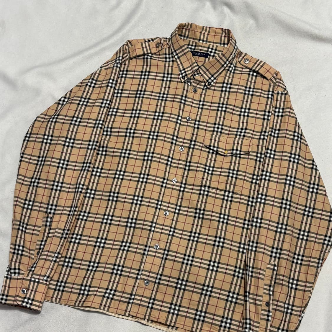XL 버버리 노바체크 셔츠 상품이미지1