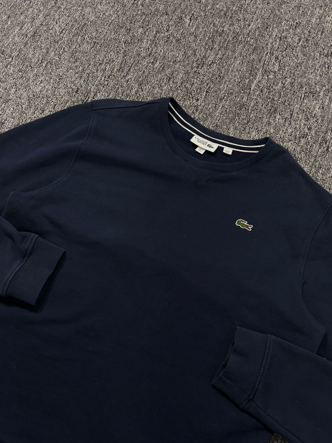 라코스테 네이비 블루 스웻셔츠 상품이미지4