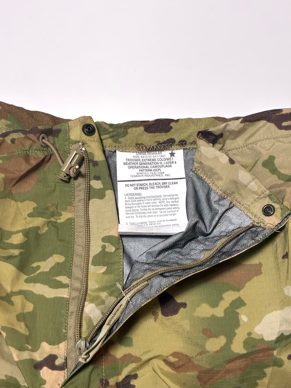 미군 고어텍스 쉘 오버팬츠 상품이미지8