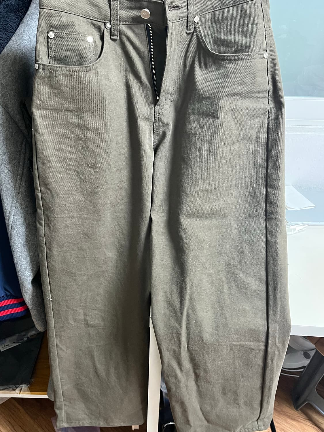 Oafish cotton pants brown 상품이미지4