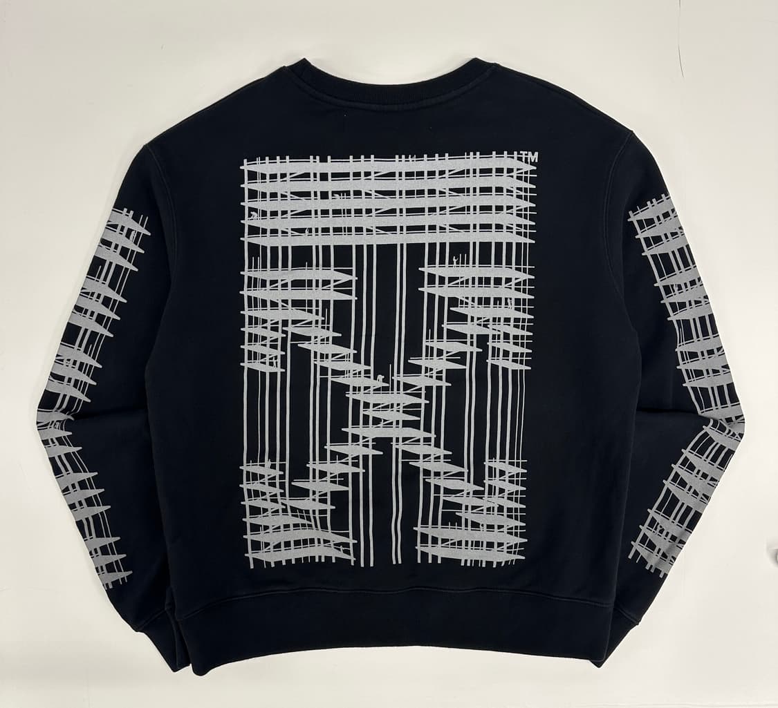 오프화이트 인더스트리얼 스웻셔츠 맨투맨 블랙 L 상품이미지5
