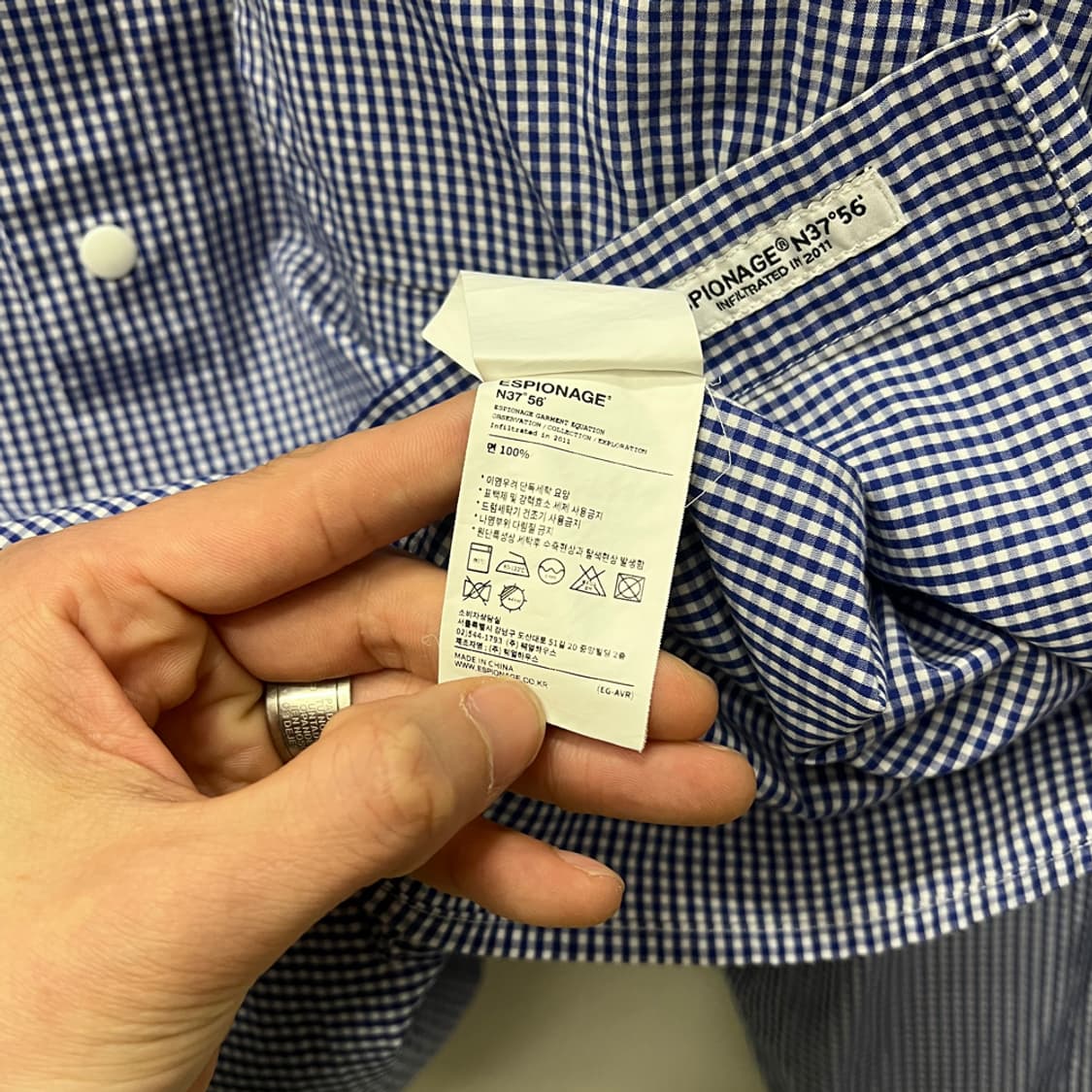 에스피오나지 멀티포켓 유틸리티 셔츠 XL 상품이미지4