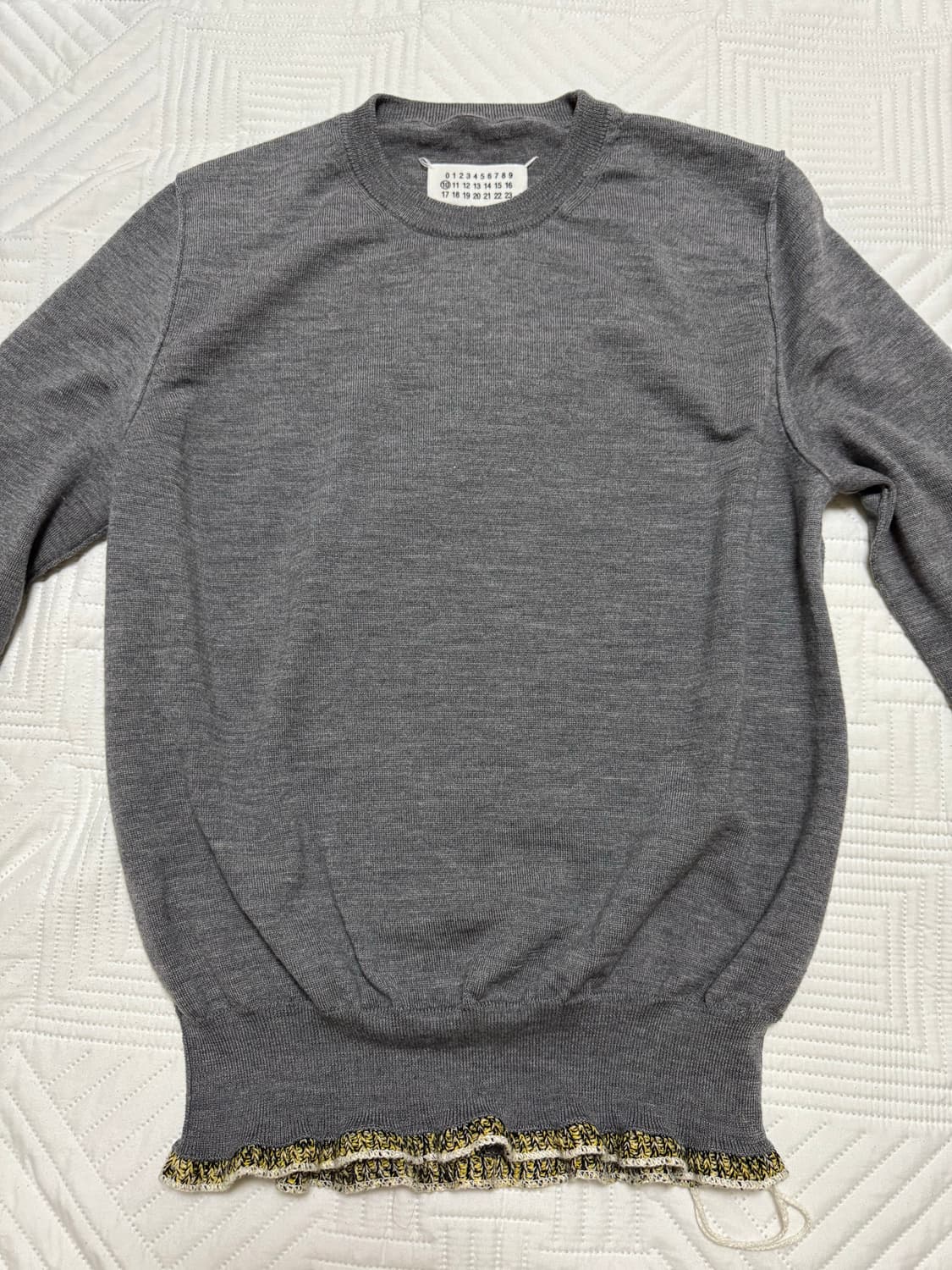 [S] 마르지엘라 레이어드니트 그레이 상품이미지4