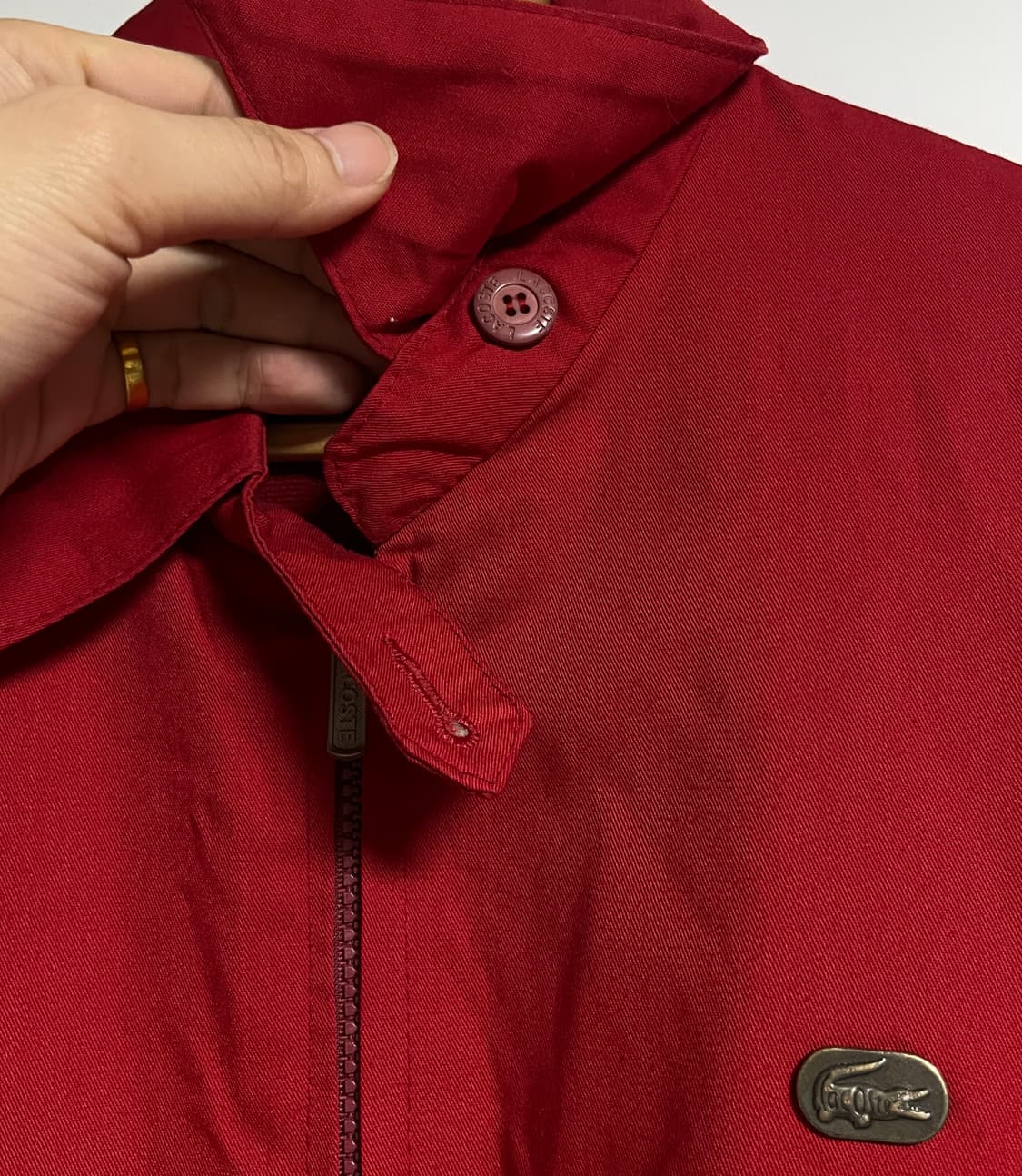 공용 라코스테 오버핏 블루종 자켓 점퍼 L 상품이미지5