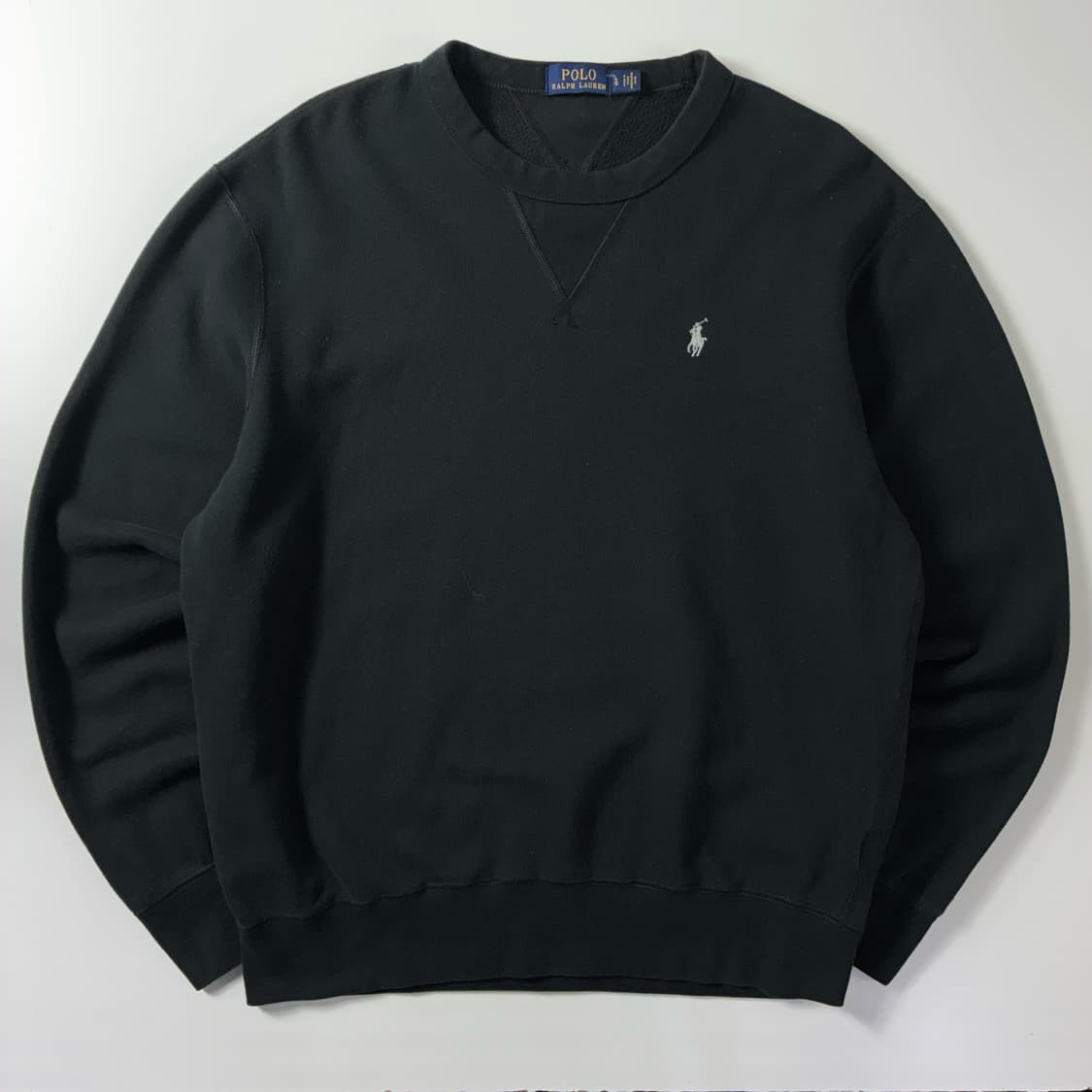 Polo  폴로 랄프로렌 자수 코튼 블랙 맨투맨  상품이미지1
